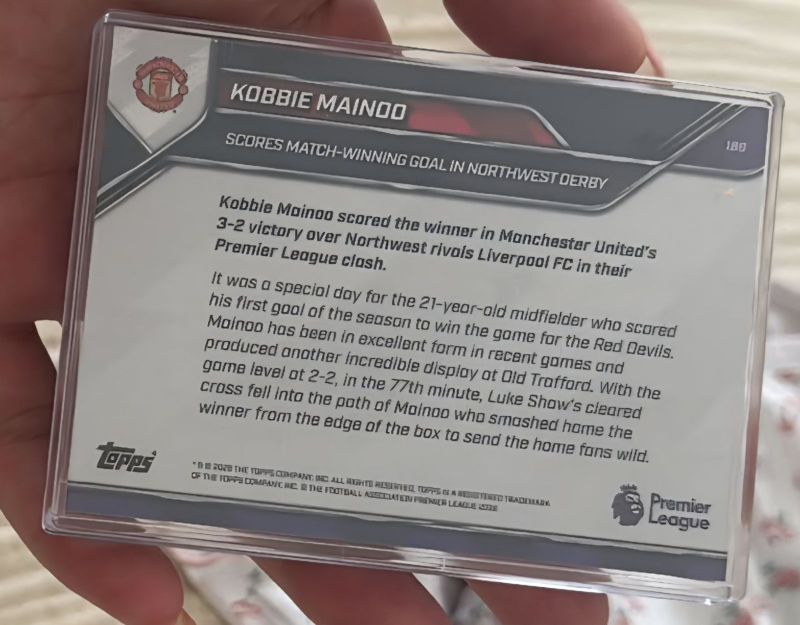 Topps Carte collezionabili: KOBBIE MAINOO NOW RED 4/5 – Nuovo e nell'imballaggio originale da Düdingen venduto da Besu99 1