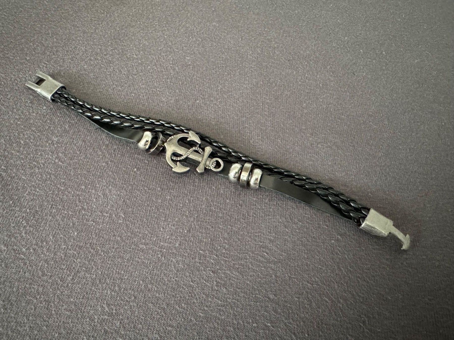 Bracciali & Braccialetti: Armband Leder Anker NEU – Nuovo (secondo la descrizione) da Bülach venduto da Katha28