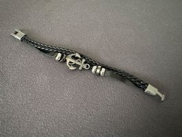 Armband Leder Anker NEU