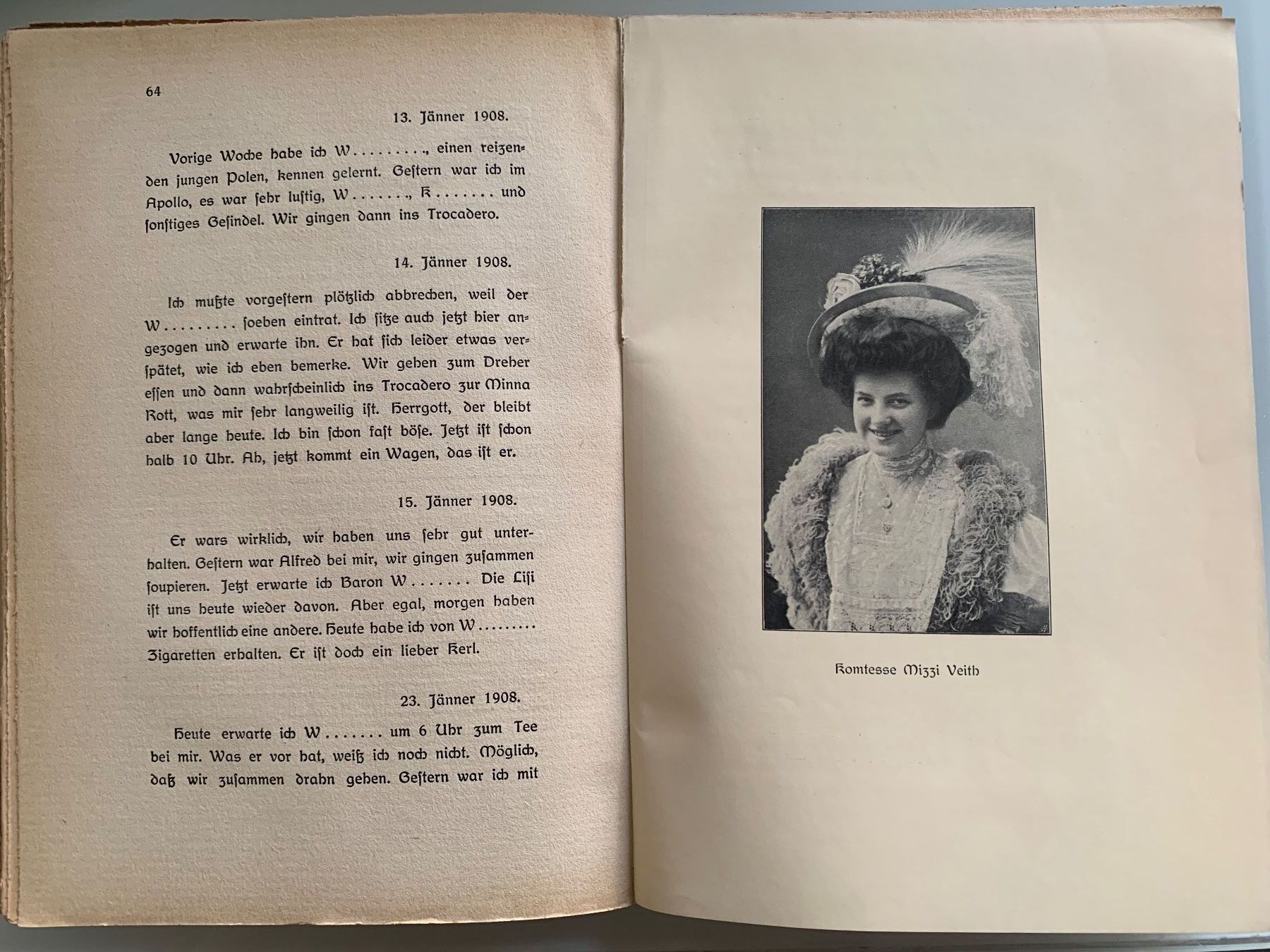 Bücher: Authentisches Tagebuch der Komtesse Mizzi Veith – Gebraucht aus Basel von SusaSandig 4