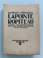 Georges Duhamel/Frans Masereel: Lapointe et Ropiteau (1919)