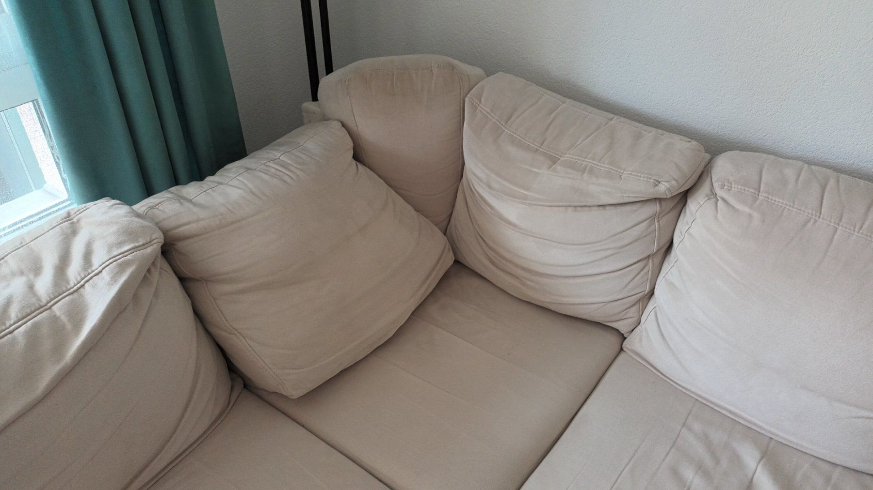 Sofas: Grosse Eckwohnlandschaft Cantina, 320 cm, stabil & gepflegt – D'occasion à Rorschacherberg par syncesi 2