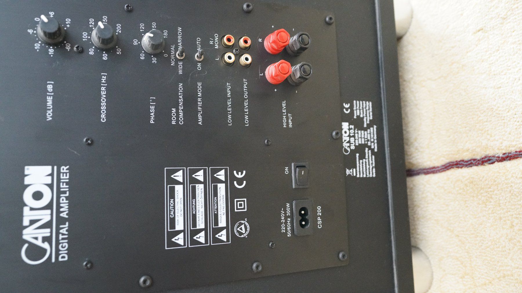 Canton Casse acustiche: Canton Subwoofer Sub 10.2 – Usato da Kollbrunn venduto da Austin1969 6