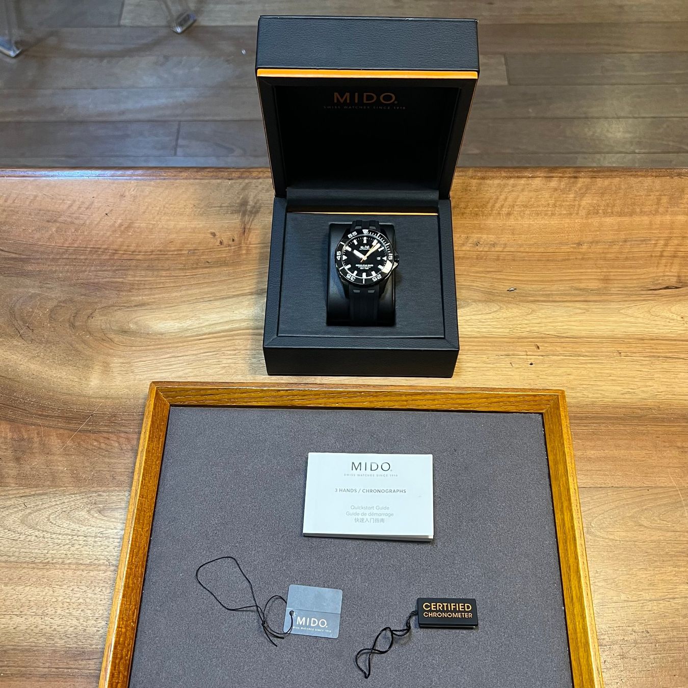 Mido Uhren: Mido Ocean Star Diver Automatic Date M026608 – Gebraucht aus Carouge GE von Watchaser 9