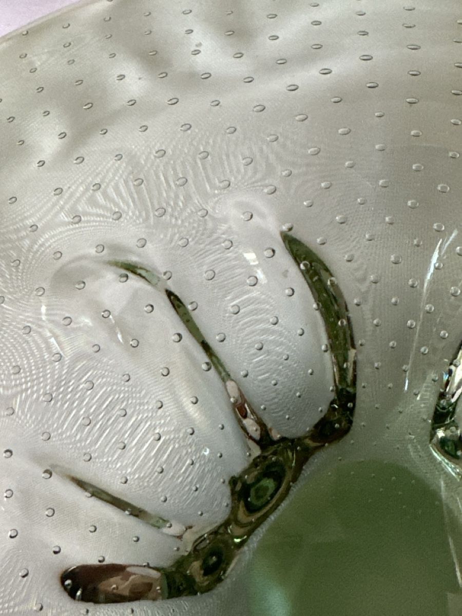 Coupes: Glassschale mit Luftblasen Grösse ca. 22cm – D'occasion à Zürich par Chaeffeler 6