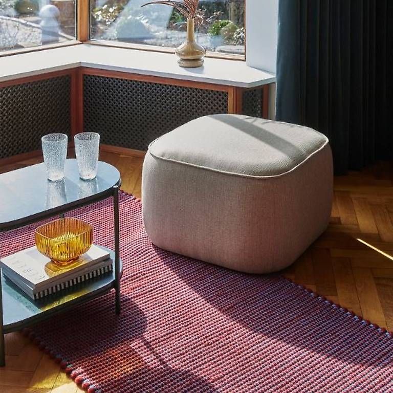 Hocker: HÜBSCH Interior Cube Pouf (Sand) – Gebraucht aus Zürich von jana_lorena