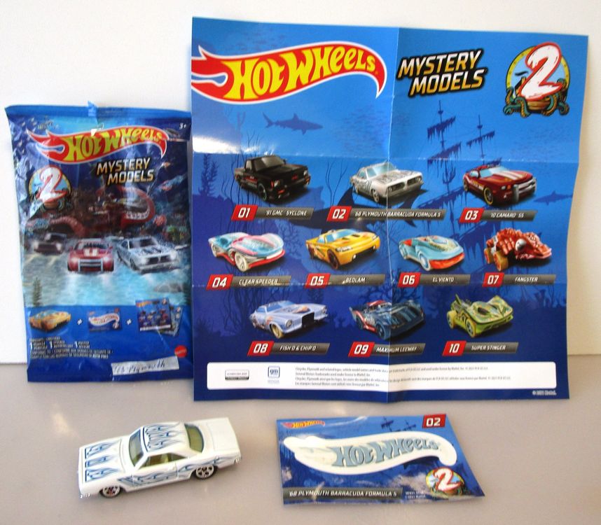 Hot Wheels Mystery Models 2022 - '68 Plymouth Barracuda Formula S Bianca