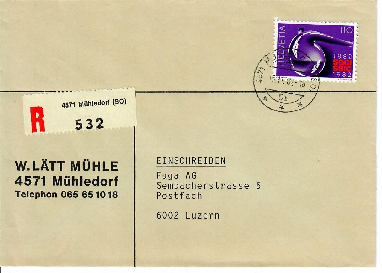Tutti i francobolli: R - Brief Mühledorf – Usato da Hochdorf venduto da Ziegel-16