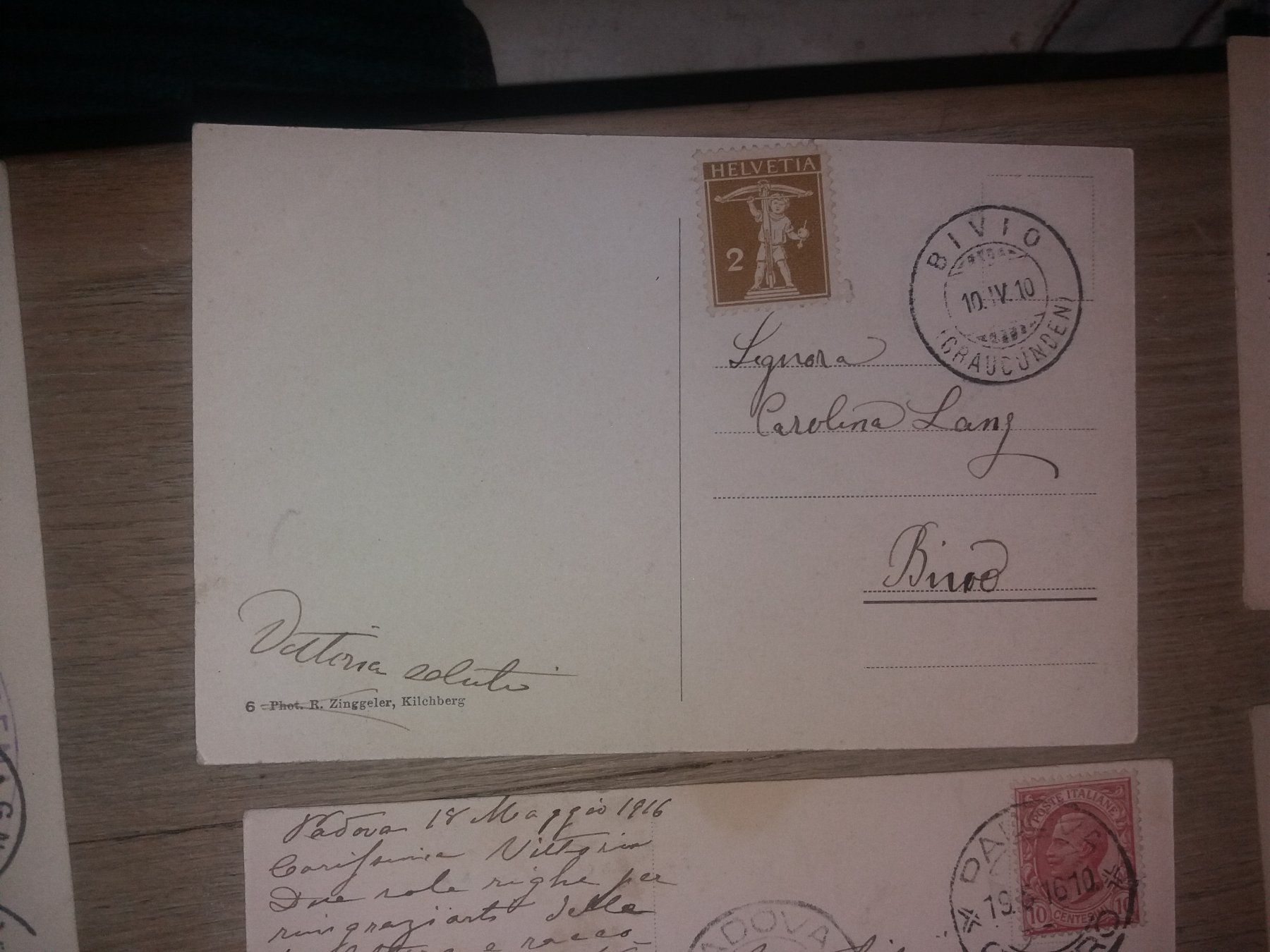 Cartes postales: ANSICHTSKARTEN Sammlung Erstangebot Bivio Graubünden Schweiz – D'occasion à Welschenrohr par Regool 9