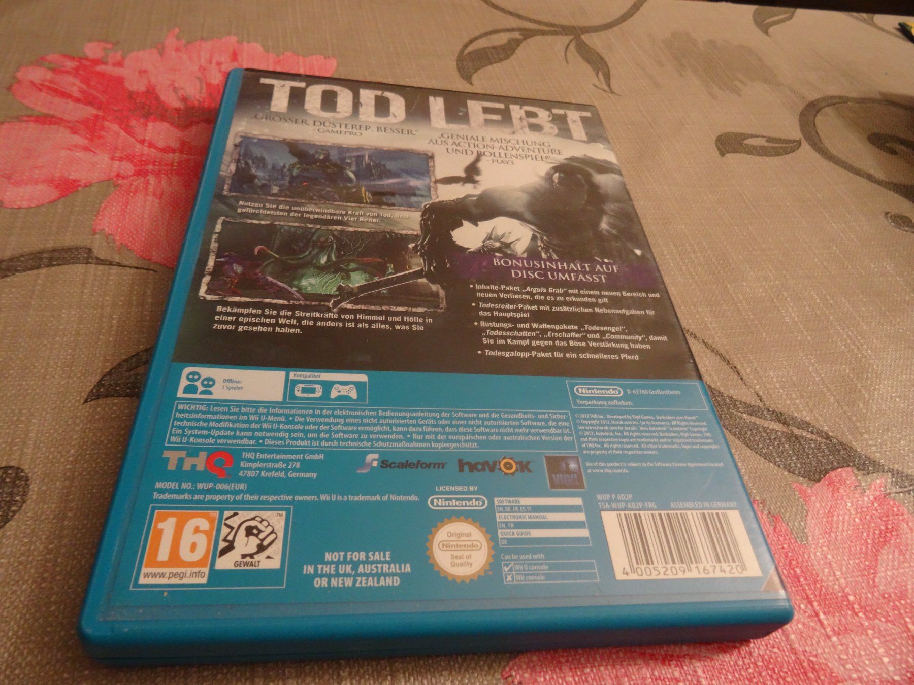 Nintendo Giochi: Darksiders II 2 - Wii U – Usato da Olten venduto da Disc-Ausverkauf 2