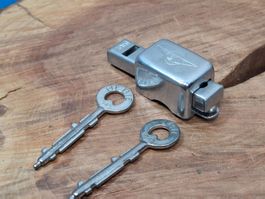 1 antikes Speichenschloss «HEBIE-TRUMPF» D.R.P. (4077#FRS3)