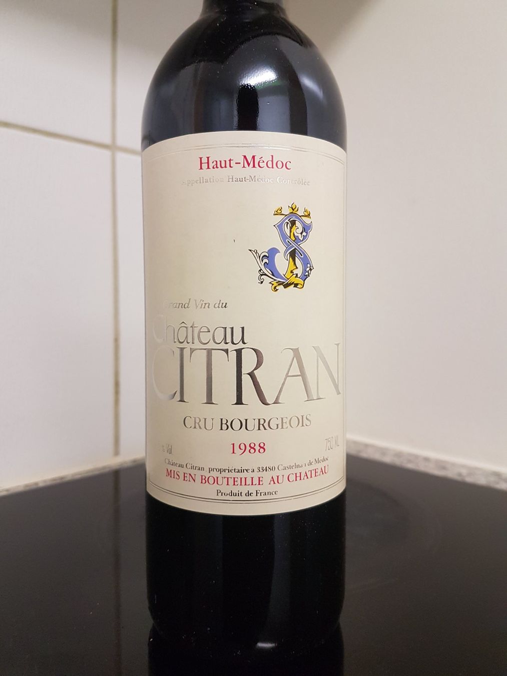 Wein: Chateau Citran 1988 – Neu (gemäss Beschreibung) aus Grenchen von poggione 1