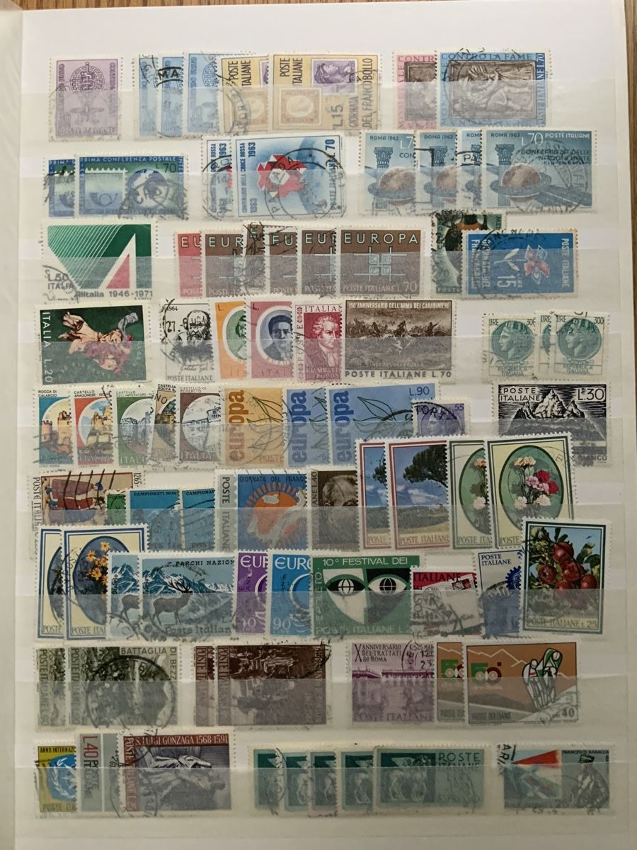 Alle Briefmarken: Briefmarken Sammlung Italien – Gebraucht aus Binningen von chr_cr5n 2