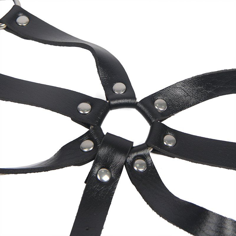 Kostüme: Damen PU‑Leder Harness – Schwarz – Neu und originalverpackt aus Beringen von SGShop 9