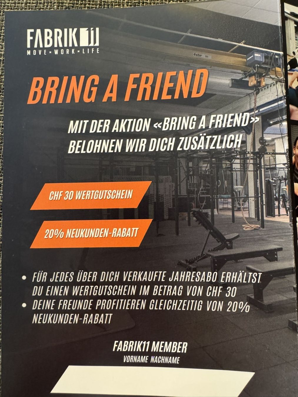 Buoni: Gutschein Jahresabo Fabrik 11  – Nuovo e nell'imballaggio originale da Birmensdorf ZH venduto da sve_zl6v 2