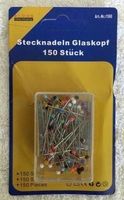 150 Stück Stecknadeln mit Glaskopf OVP
