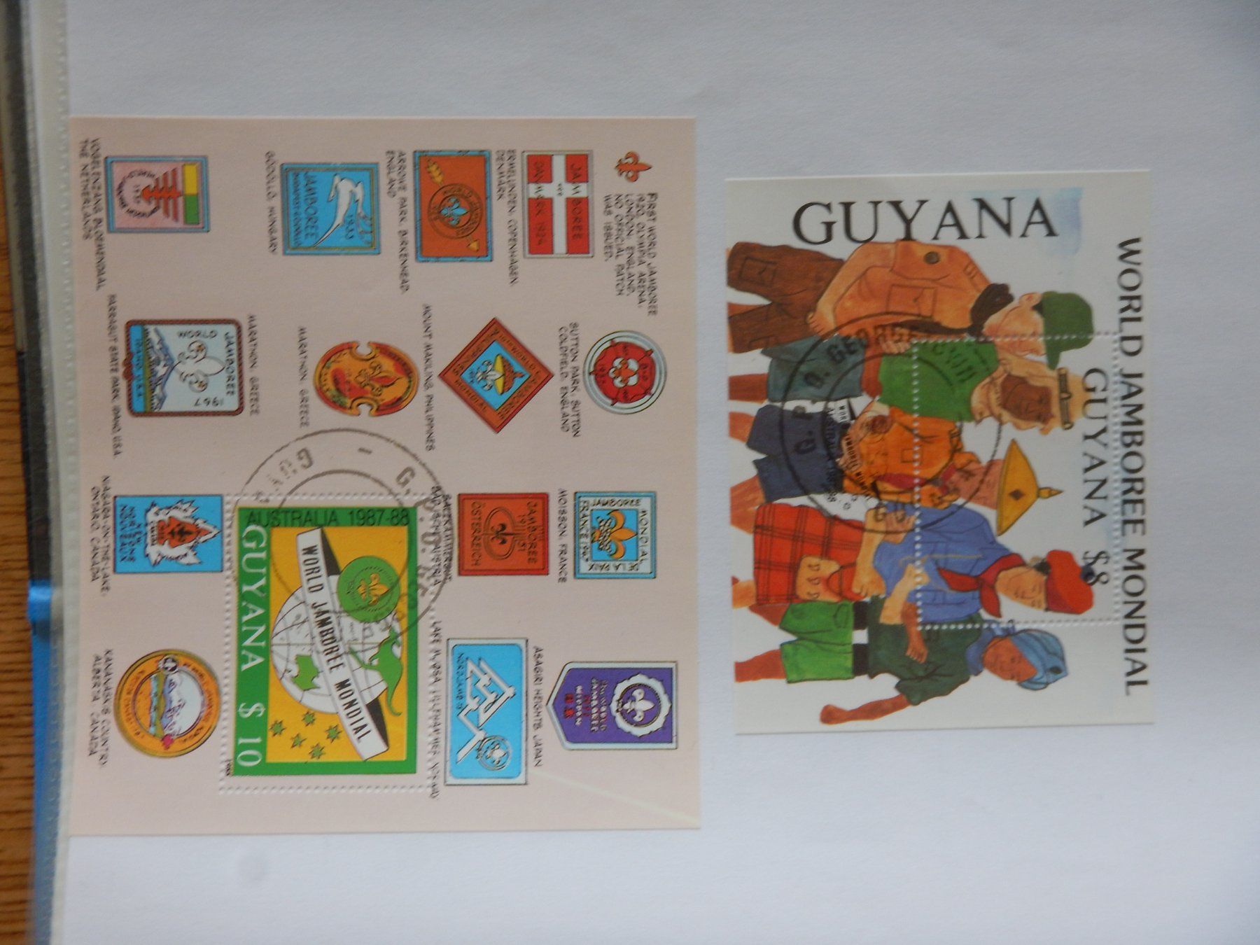 Alle Briefmarken: Guyana 7 Blöcke gest. – Gebraucht aus Zürich von Muehlekauf 5