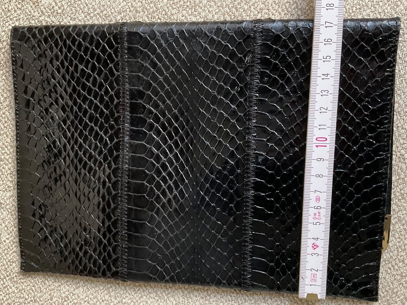 Taschen für Damen: Leder Clutch schwarz – Gebraucht aus Urdorf von alda02 3
