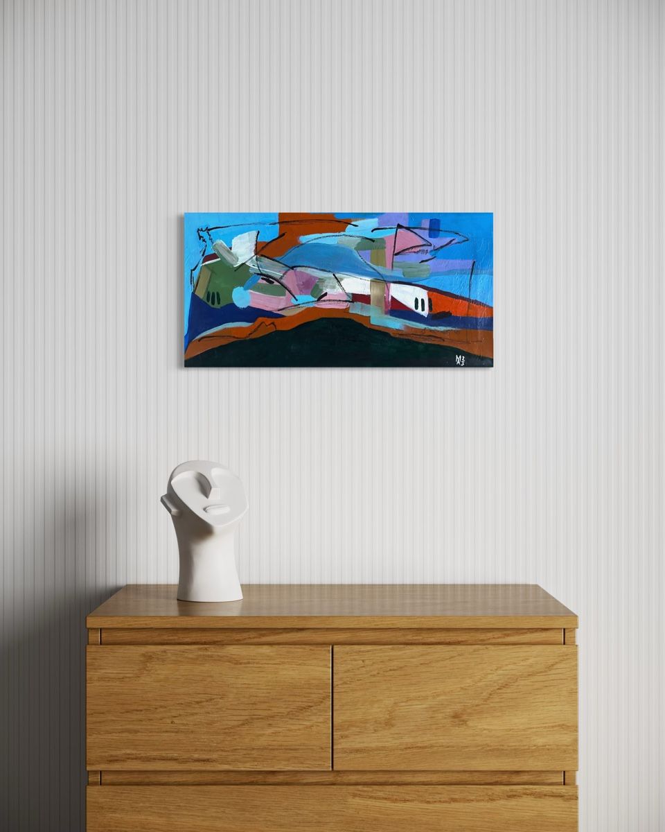 Dipinti: Gemälde 30x60cm Original 2023 – Usato da Münsingen venduto da Secondhand89