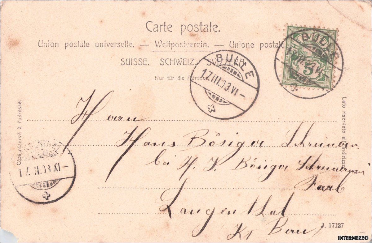 Cartes postales: Bulle FR // 1903 – D'occasion à Basel par intermezzo12 1