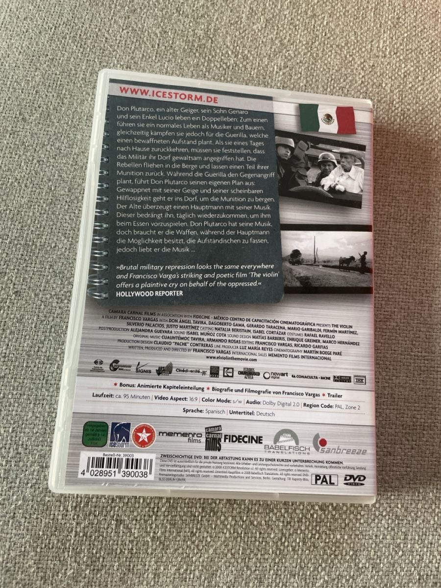 Tutti i DVDs: El Violín – Usato da Sargans venduto da Didis 1