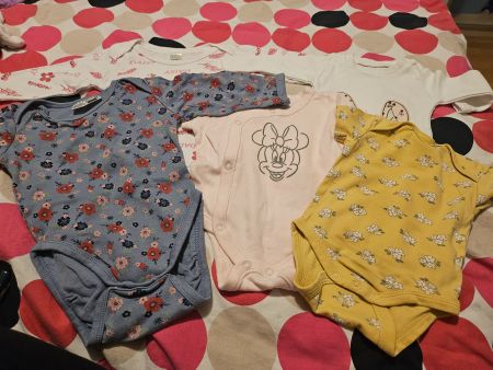 5 stück Body gr 62-74 set 3