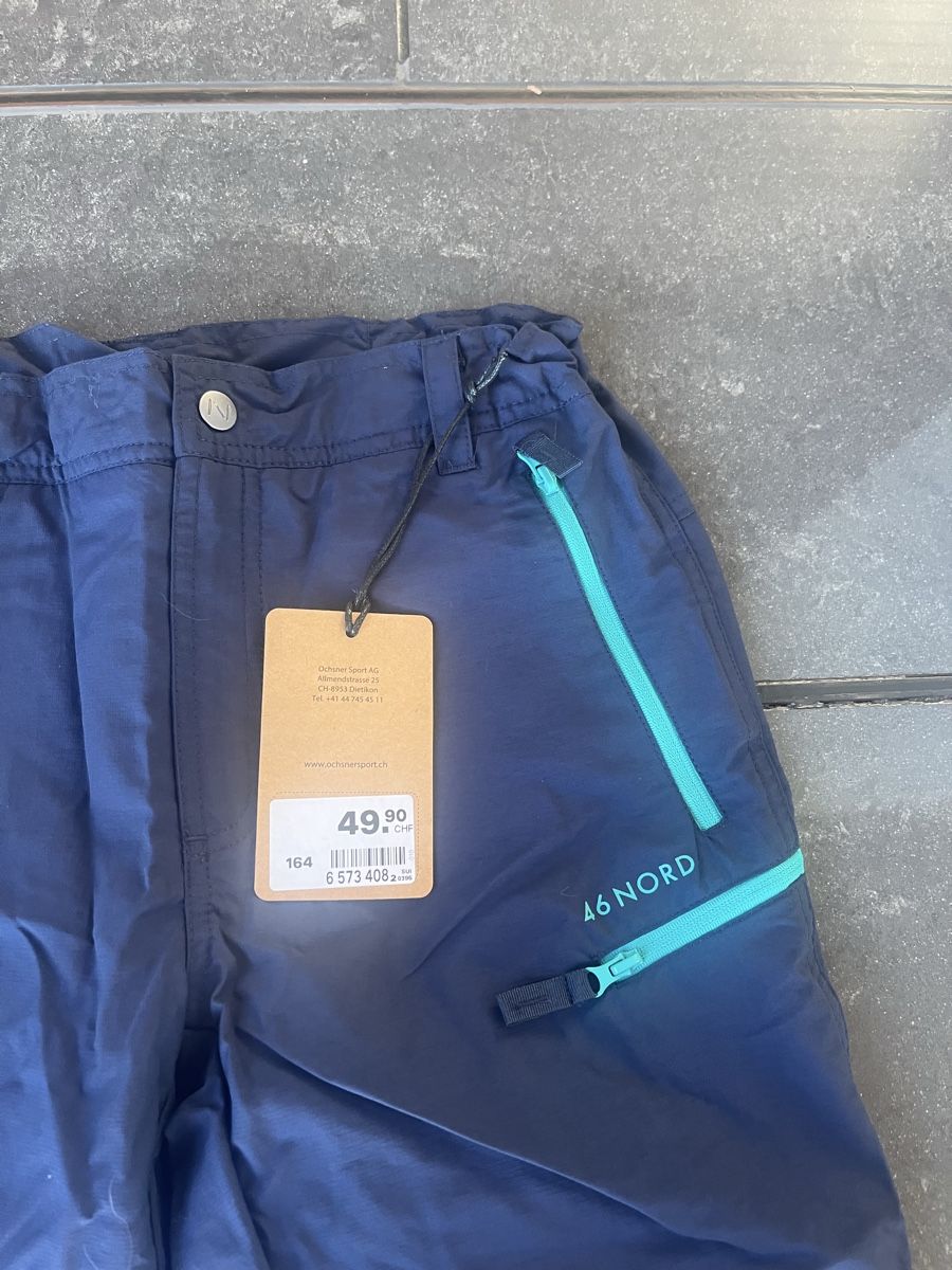 46 Nord Pantaloni: Wanderhose NEU - Grösse 164 - blau – Nuovo e nell'imballaggio originale da langendorf venduto da smartis30 1