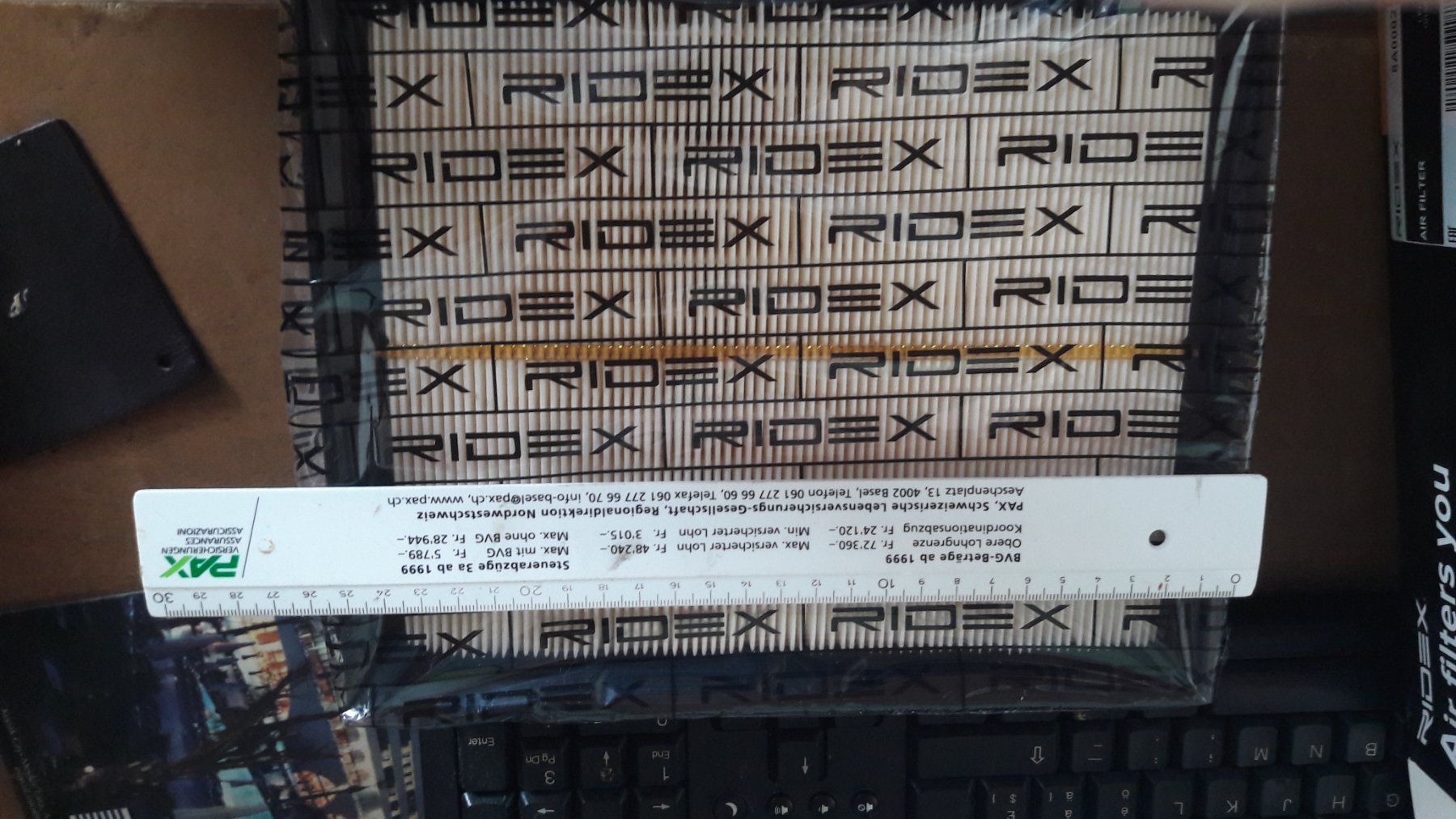 Lüftung: Filtre à air Ridex  Luftfilter 8A0002 – Neu und originalverpackt aus Laufen von Mann455 2