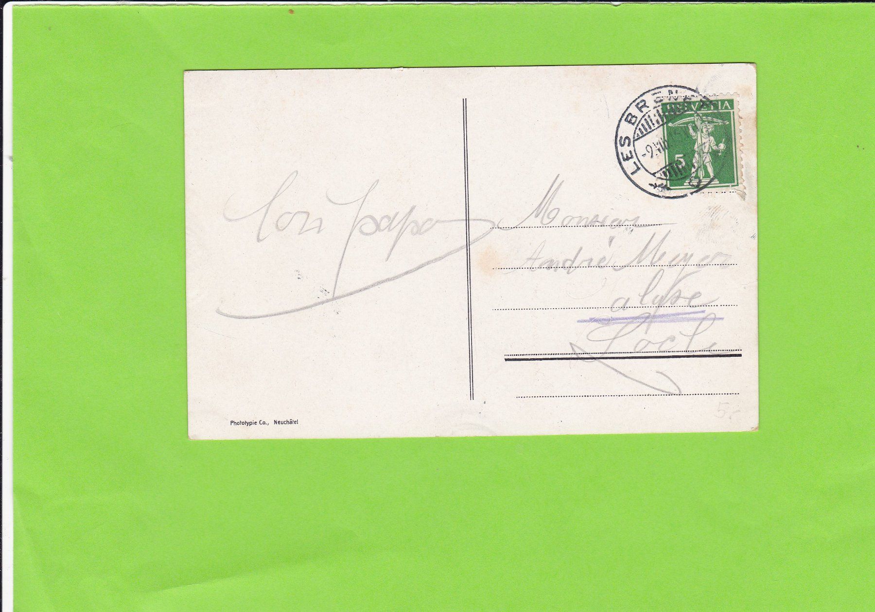 Cartoline postali: Chûte du Doubs aux Brenets – Usato da St. Peterzell venduto da neckertal 1