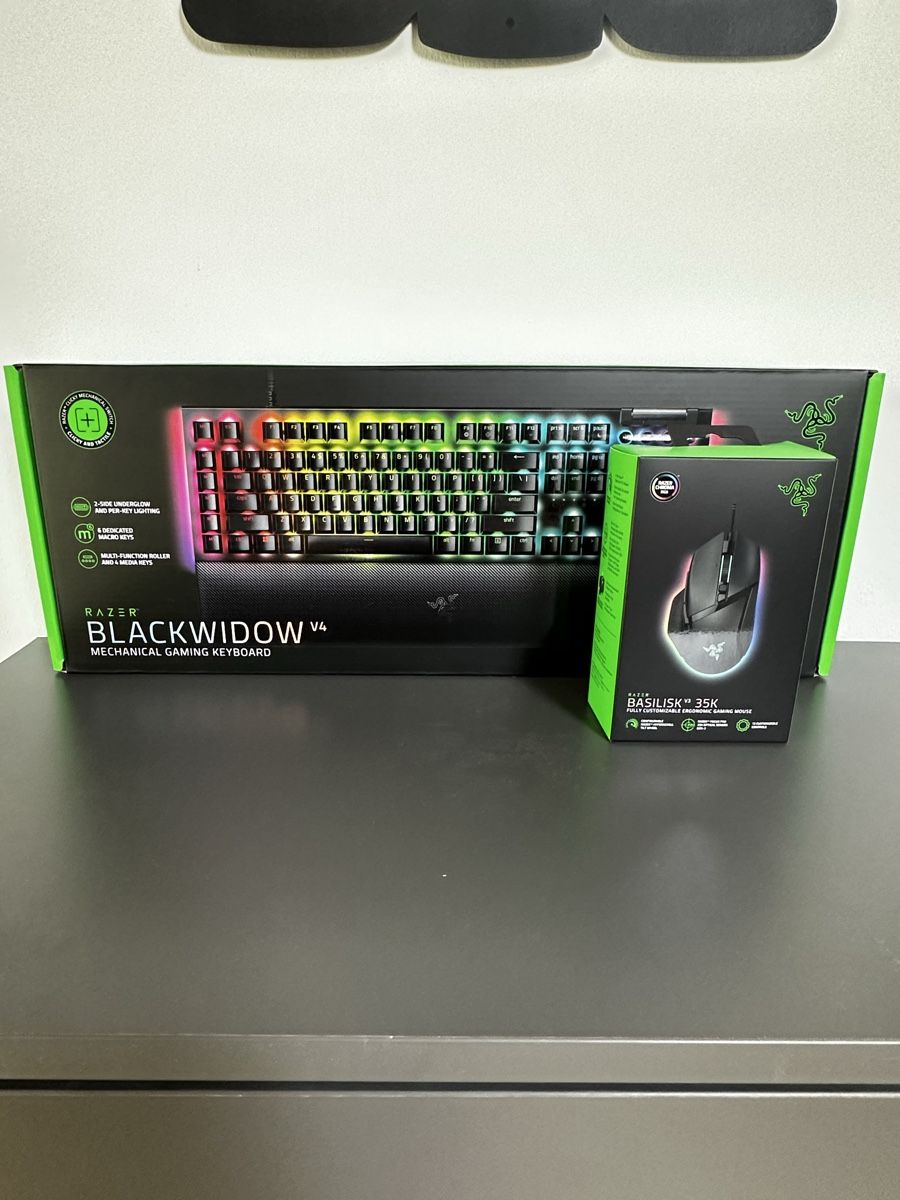 Razer Tastiere: Razer BlackWidow V4 + Basilisk V3 – Nuovo e nell'imballaggio originale da Fahrwangen venduto da Ysydz