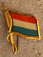Vintage Luxembourg Flagge Anstecknadel Selten Tricolore