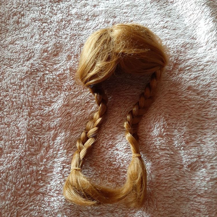 Produktbild von PH PandaHall Puppenperücke 38cm Lange Haare Mit Frisur Aus