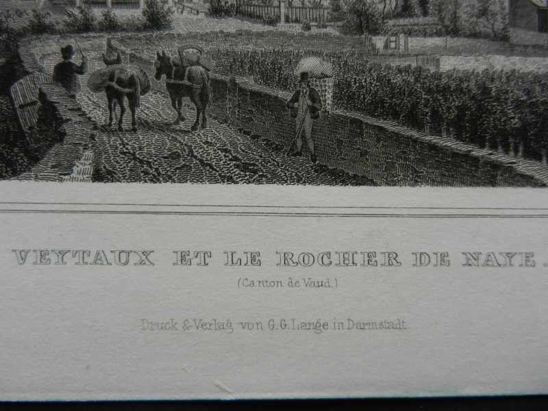 Gravures: Veytaux rocher de Naye – D'occasion à Risch par Rischli15 2