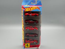 Hot Wheels Ferrari 5 Pack 1:64 Neu OVP