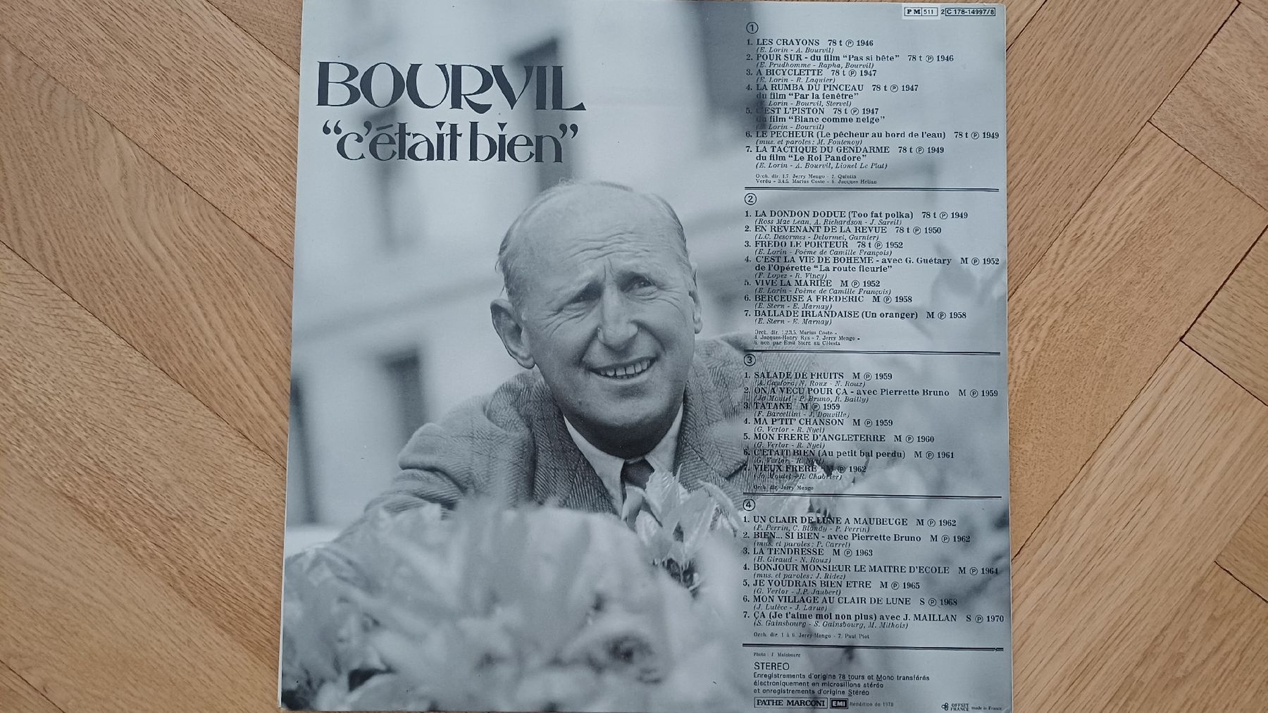 Vinyles: Lot de 4 LP de Bourvil – D'occasion à Genève par njia 2