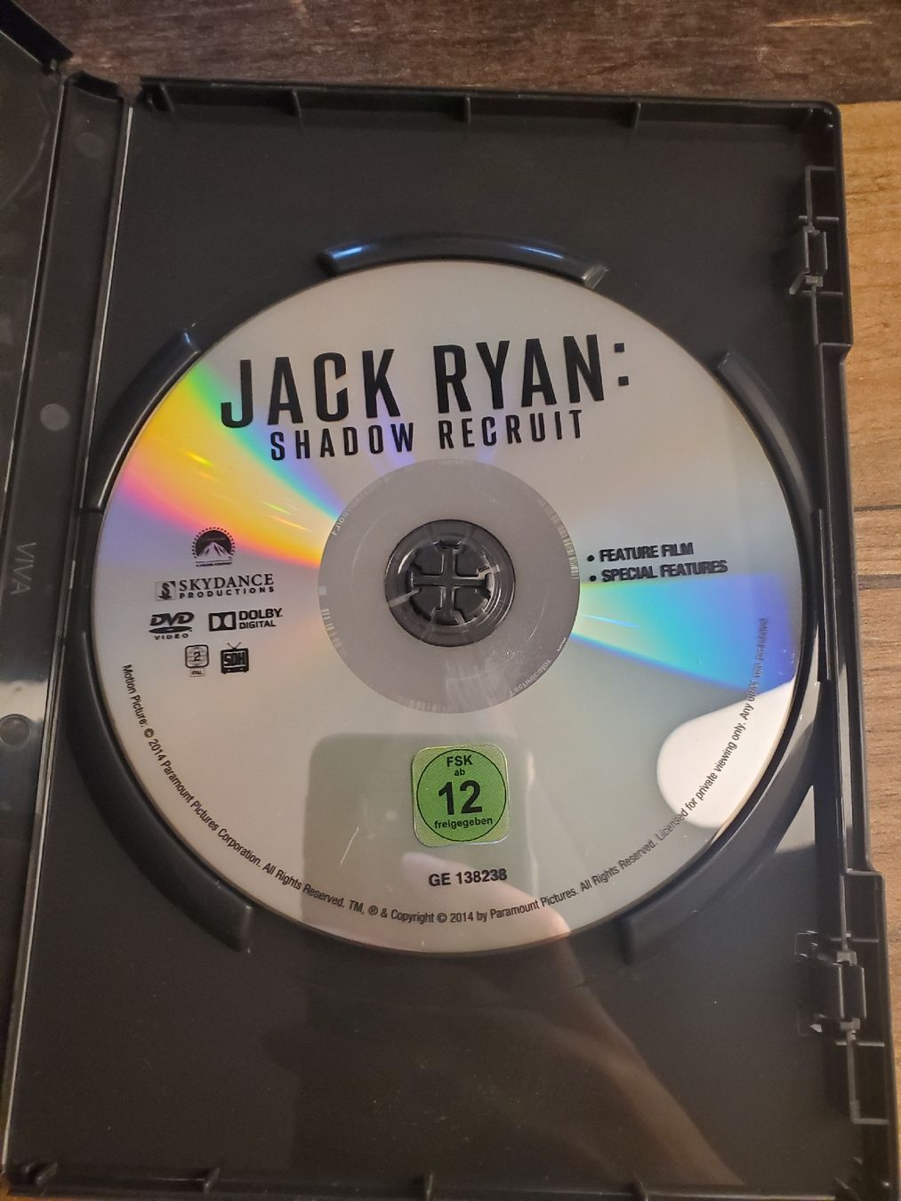 Alle DVDs: Jack Ryan: shadow recruit DVD – Gebraucht aus Weinfelden von RobsFortune 1