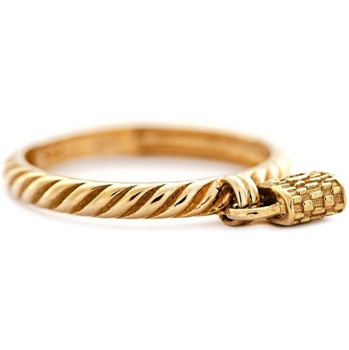 Anelli: Herziger Ring mit Schloss 14k Gelbgold – Nuovo (secondo la descrizione) da Untersiggenthal venduto da TimeandShine 4