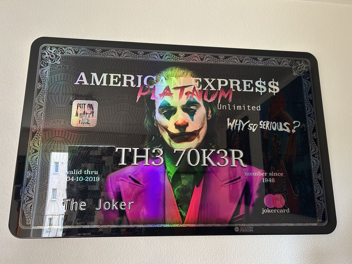 Gemälde: The Joker - Van Apple Art – Neu und originalverpackt aus boudry von jul_sv92 1