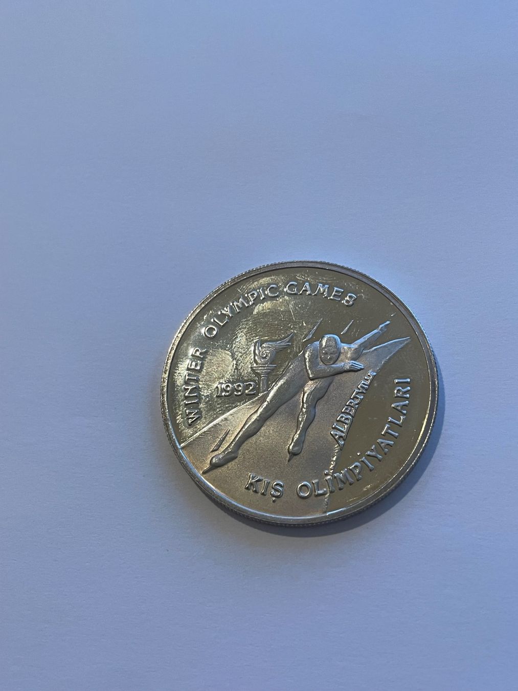 Alle Münzen: Silver Coin Turkey, 1992 Winter Olympics – Gebraucht aus Viganello von rad_tt9y 1