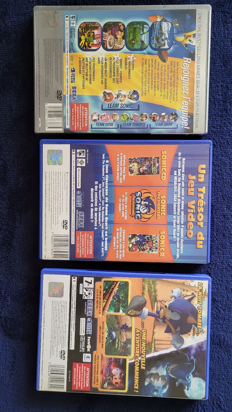 Giochi: Sonic / Playstation 2 Collection 3x Spiele Kompl. – Nuovo (secondo la descrizione) da Biel/Bienne venduto da Retrohr 4