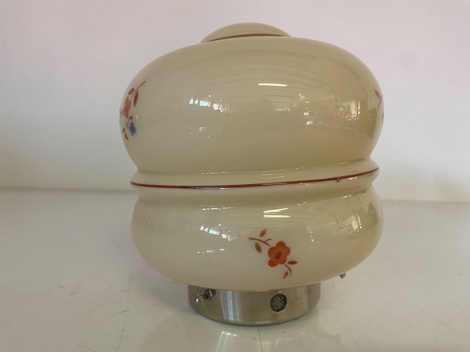 Lampadari & plafoniere: Art Deco Deckenlampe, Vintage, Retro, mit Blumenmuster – Usato da Küssnacht am Rigi venduto da Brockenhaus-Rigi 1