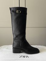 ZARA Schwarze Schuhe Stiefel 36 Boots Dustbag