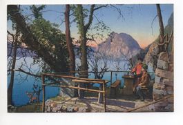GANDRIA Grotto sulla via di Gandria, gel. 1919 v. Castagnola