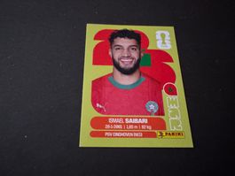 Panini Fifa Fussball WM 2026 Sticker Ismael Saibari MAR 15