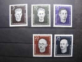 DDR 1958 Nationale  Gedenkstätten **