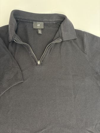 Klassisches Poloshirt, Grösse L, Grau, 100% Baumwolle (Nr 12