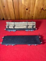 HAG + Bing 3x Rungen- und Flachwagen, 4achsig