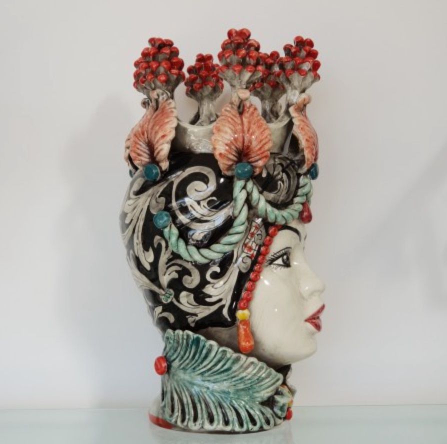 Skulpturen & Statuen: Teste di Moro Caltagirone Hand Made – Neu und originalverpackt aus Höri von ArtelavicaGmbH 3