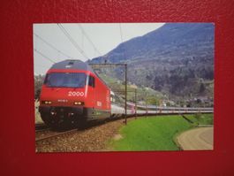 AK Bahn Euro City Re 460 118-3 bei Giubiasco