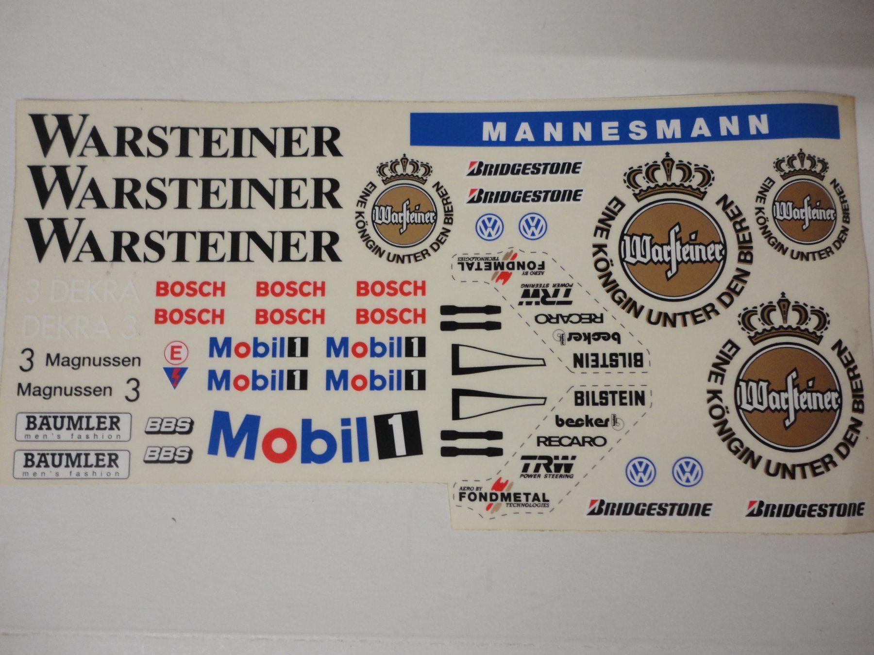 Modellismo RC: Decal selbstklebend – Nuovo e nell'imballaggio originale da Horgen venduto da RcModell